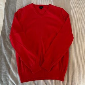 J. Crew Merino Wool Men’s Red Sweater - Size M